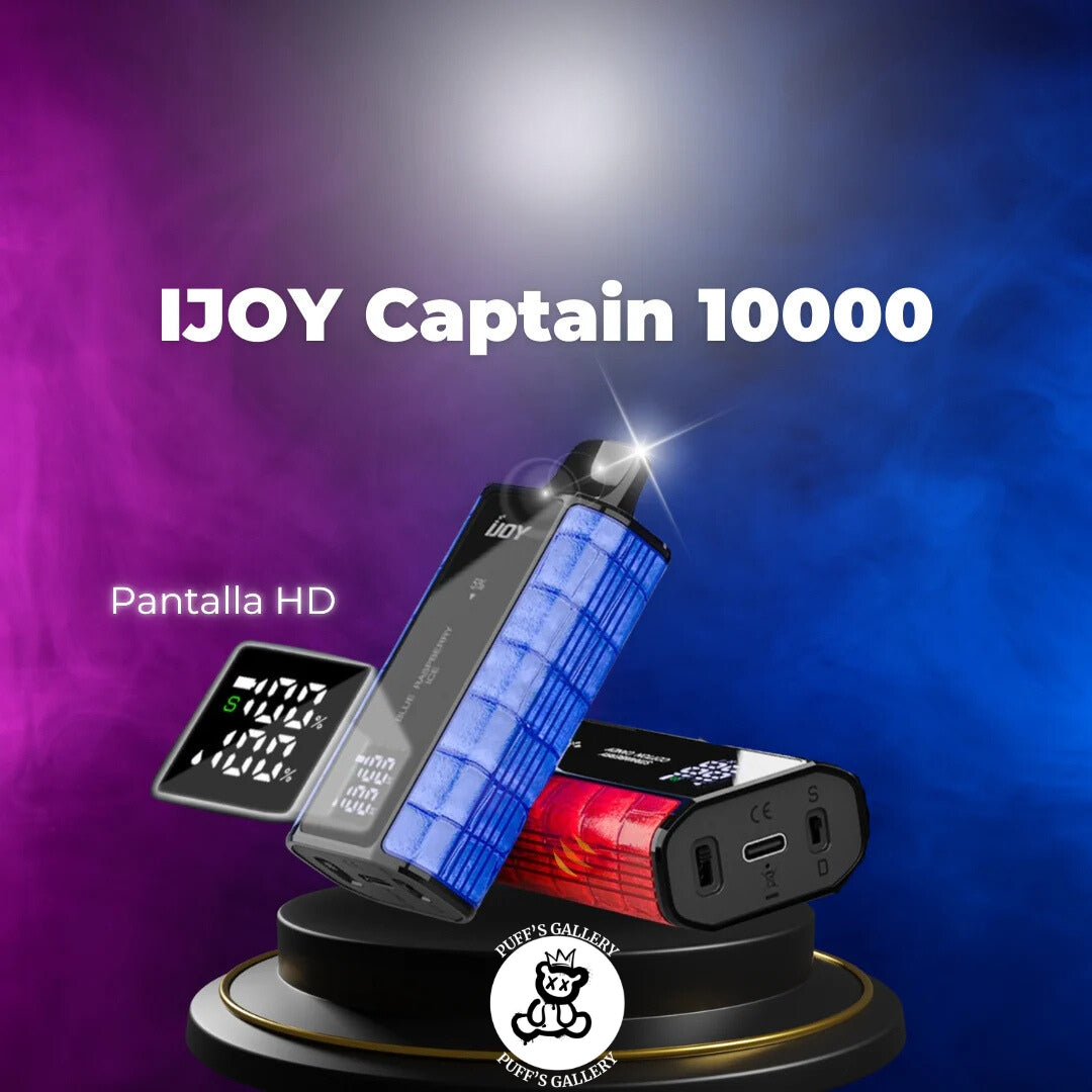 IJOY CAPITAN 10,000 PUFFS FIBRA DE CARBONO