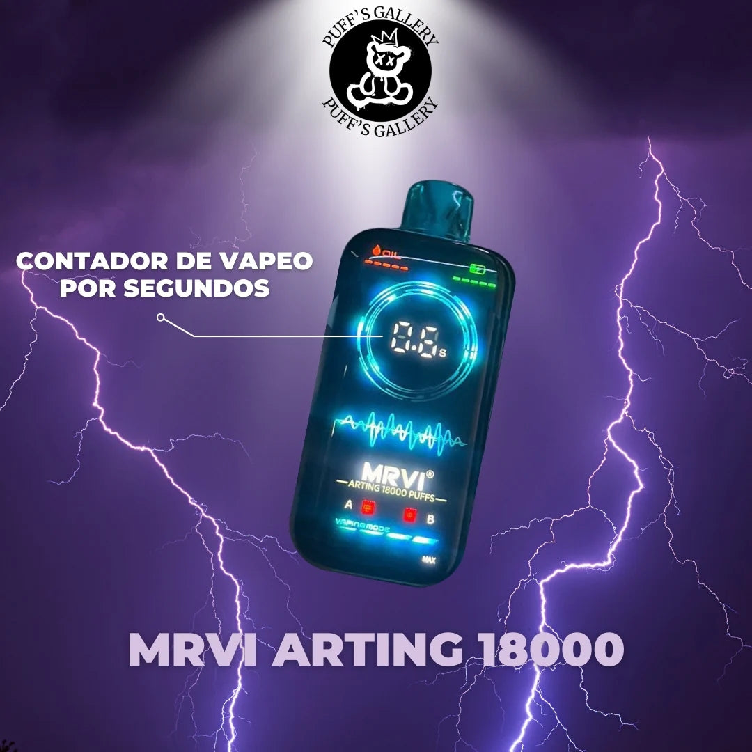 MRVI 18,000 PUFFS PANTALLA COMPLETA